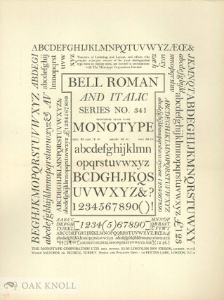 JOHN BELL, 1745-1831, BOOKSELLER, PRINTER, PUBLISHER, TYPEFOUNDER, JOURNALIST, & C. ...
