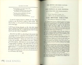 JOHN BELL, 1745-1831, BOOKSELLER, PRINTER, PUBLISHER, TYPEFOUNDER, JOURNALIST, & C. ...