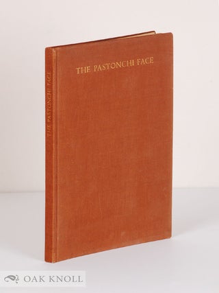 Order Nr. 34985 PASTONCHI, A SPECIMEN OF A NEW LETTER FOR USE ON THE "MONOTYPE" Lanston