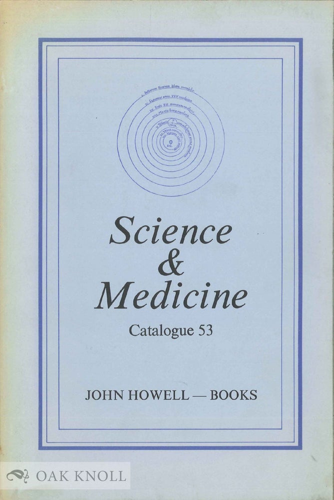 Order Nr. 35328 SCIENCE & MEDICINE CATALOGUE 53.