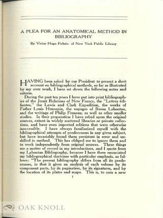 THE BIBLIOGRAPHICAL SOCIETY OF AMERICA, 1904-79, A RETROSPECTIVE COLLECTION.