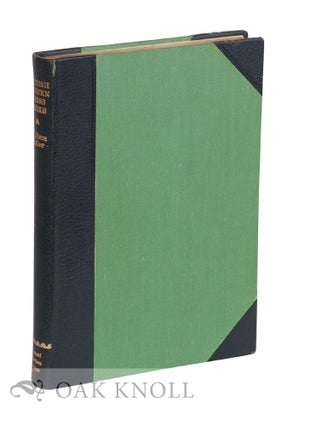 Order Nr. 35952 BRITISH MODERN PRESS BOOKS, A DESCRIPTIVE CHECK LIST. William Ridler