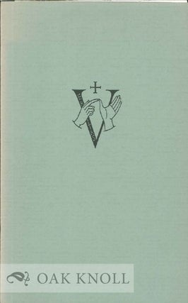 Order Nr. 36025 ERIC GILL, FURTHER THOUGHTS BY AN APPRENTICE. David Kindersley