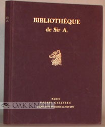 Order Nr. 36197 BIBLIOTHEQUE DE SIR A., LIVRES ANCIENS, EXEMPLAIRES IMPRIMES SUR PEAU DE VELIN,...