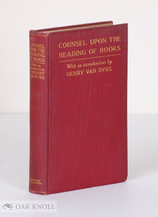 Order Nr. 36217 COUNSEL UPON THE READING OF BOOKS. H. Morse Stephens