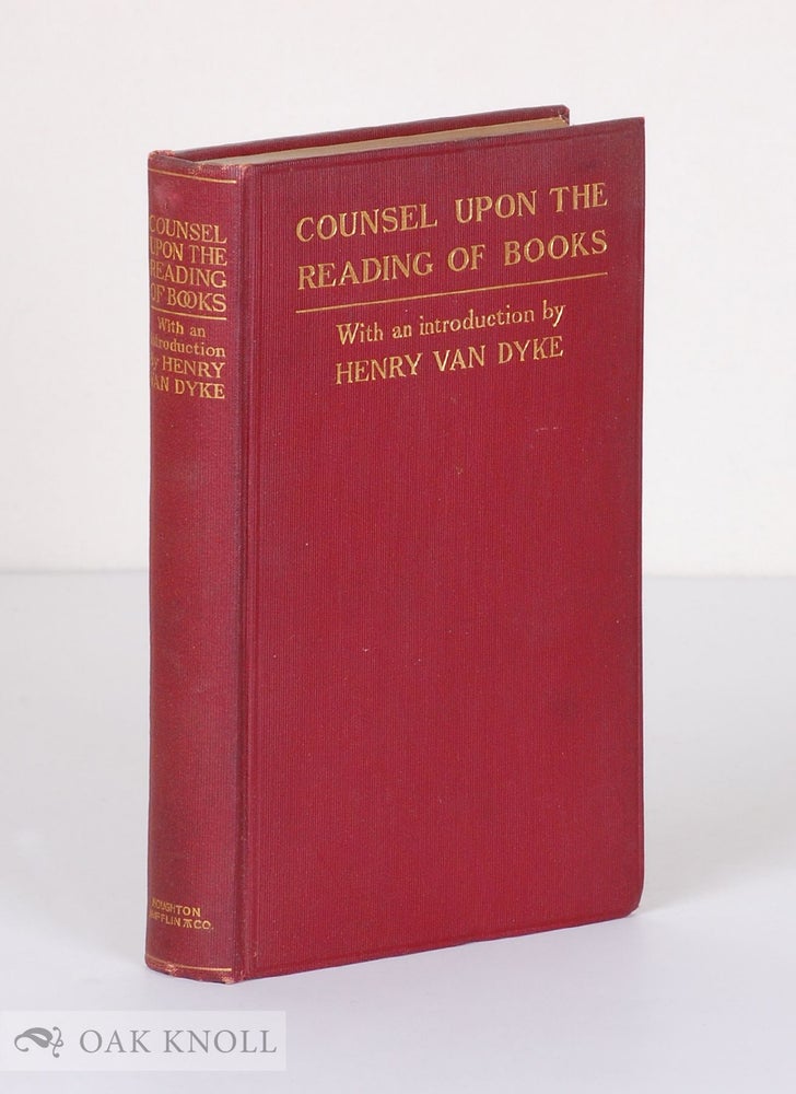 Order Nr. 36217 COUNSEL UPON THE READING OF BOOKS. H. Morse Stephens.