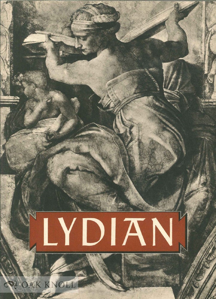 Order Nr. 36523 LYDIAN AND LYDIAN ITALIC. ATF.