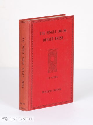 Order Nr. 36534 SINGLE COLOR OFFSET PRESS. I. H Sayre