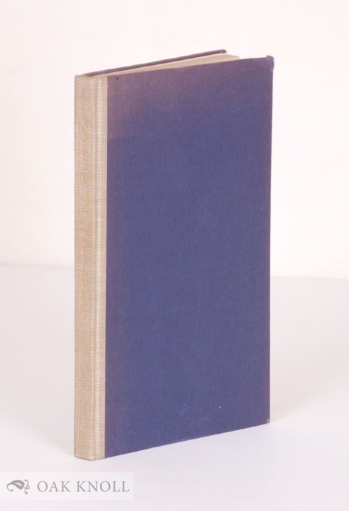 Order Nr. 36700 BEHIND THE TYPE, THE LIFE STORY OF FREDERIC W. GOUDY. Bernard Lewis.