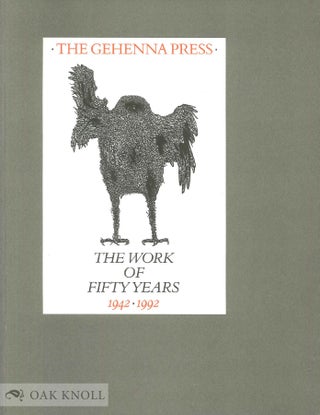 Order Nr. 36766 THE GEHENNA PRESS, THE WORK OF FIFTY YEARS, 1942-1992
