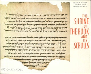 Order Nr. 37065 THE SHRINE OF THE BOOK AND ITS SCROLLS. Shulamith Schwartz Nardi