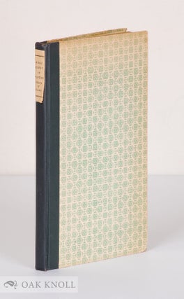 Order Nr. 37614 A BRIEF SURVEY OF PRINTING HISTORY AND PRACTICE. Stanley Morison, Holbrook Jackson