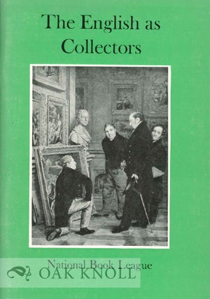 Order Nr. 37988 THE ENGLISH AS COLLECTORS. Frank Herrmann