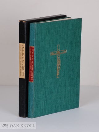 Order Nr. 38134 ITALIAN MANUSCRIPTS IN THE PIERPONT MORGAN LIBRARY. Meta Harrsen, George K. Boyce