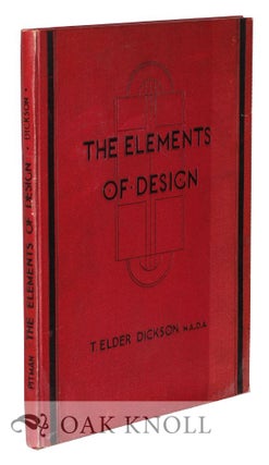 Order Nr. 39225 THE ELEMENTS OF DESIGN. T. Elder Dickson