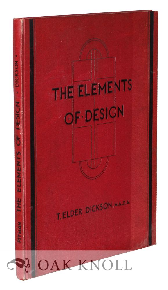 Order Nr. 39225 THE ELEMENTS OF DESIGN. T. Elder Dickson.