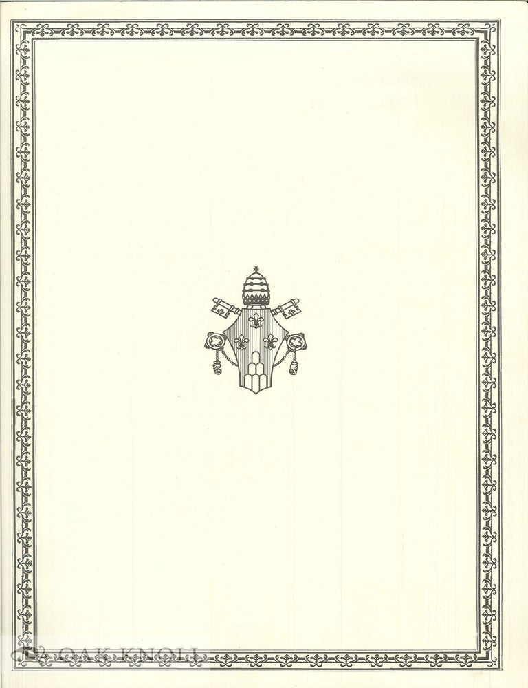 Order Nr. 40178 WITH THIS NOTICE FRANCO MARIA RICCI, PUBLISHER, PERSONALLY INVITES (Mr. Hall Park McCullough) TO SUBSCRIBE ONE OF THE COPIES OF THE WORK ...