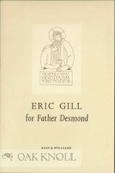 Order Nr. 40379 ERIC GILL FOR FATHER DESMOND. John Dreyfus, Graham Williams.