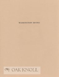 WASHINGTON IRVING, 1783-1859. Don Wesely.