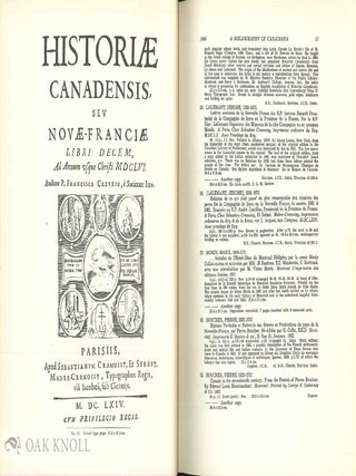 A BIBLIOGRAPHY OF CANADIANA, BEING ITEMS IN THE PUBLIC LIBRARY OF TORONTO, CANADA, RELATING TO THE EARLY HISTORY AND DEVELOPMENT OF CANADA. With FIRST SUPPLEMENT.
