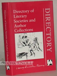 DIRECTORY OF LITERARY SOCIETIES AND AUTHOR COLLECTIONS. Roger Sheppard.