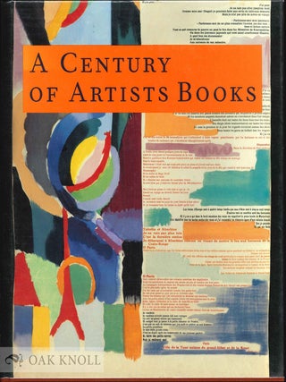 Order Nr. 41528 A CENTURY OF ARTISTS BOOKS. Riva Castleman