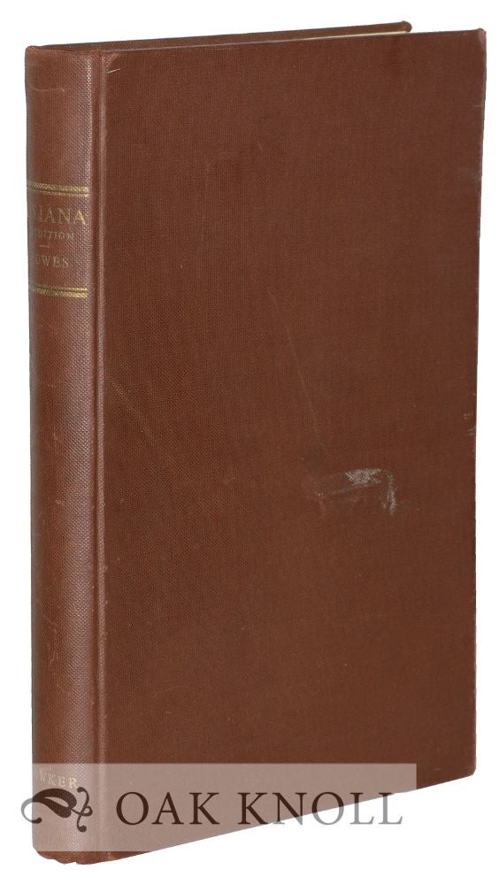 Order Nr. 41649 U.S. IANA (1650-1950) A SELECTIVE BIBLIOGRAPHY IN WHICH ARE DESCRIBED 11,620 UNCOMMON AND SIGNIFICANT BOOKS RELATING TO THE CONTINENTAL PORTION OF THE UNITED STATES. Wright Howes.