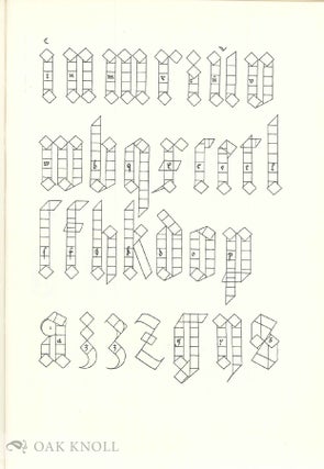 OF THE JUST SHAPING OF LETTERS BY ALBRECHT DURER. Translated by R.T. Nichol from the Latin Text of the Edition of MCXXV.
