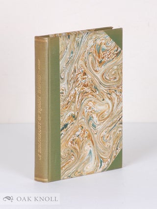 Order Nr. 41964 A BIBLIOGRAPHY OF ROBERT BRIDGES. George L. McKay