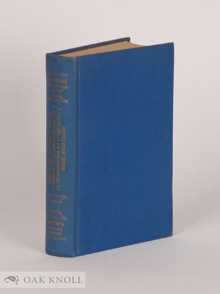 Order Nr. 42371 NOTES POUR SERVIR A L'HISTOIRE, A LA BIBLIOGRAPHIE ET A LA CARTOGRAPHI E DE LA...