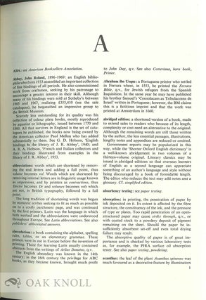 THE ENCYCLOPEDIA OF THE BOOK.