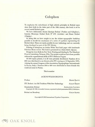 GIAMBATTISTA BODONI.