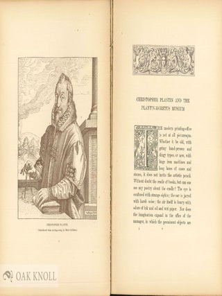 CHRISTOPHER PLANTIN AND THE PLANTIN-MORETUS MUSEUM AT ANTWERP.