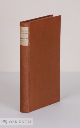 Order Nr. 43740 BIBLIOMANIA IN THE MIDDLE AGES. F. Somner Merryweather