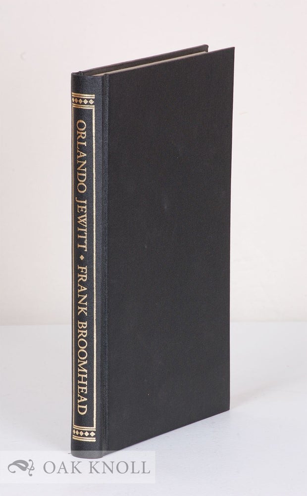 Order Nr. 44059 THE BOOK ILLUSTRATIONS OF ORLANDO JEWITT. Frank Broomhead.