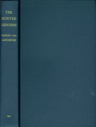 Order Nr. 44064 BOWYER LEDGERS, THE PRINTING ACCOUNTS OF WILLIAM BOWYER FATHER AND SON REPRODUCED...