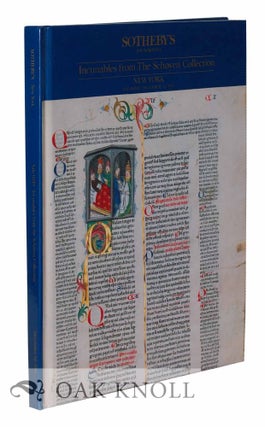 Order Nr. 44155 INCUNABLES FROM THE SCHOYEN COLLECTION