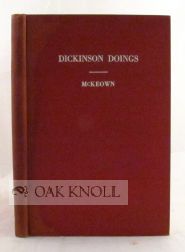 Order Nr. 44216 DICKINSON DOINGS. Henry McKeown