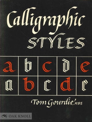 Order Nr. 44616 CALLIGRAPHIC STYLES. Tom Gourdie