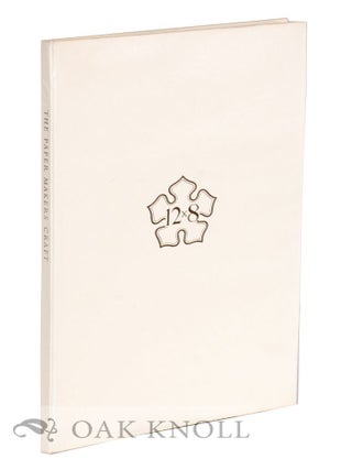 Order Nr. 44832 THE PAPER MAKERS CRAFT. Oliver Bayldon