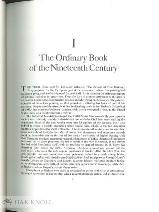 AMERICAN BOOK DESIGN AND WILLIAM MORRIS With a new Foreword by Jean-Francois Vilain.
