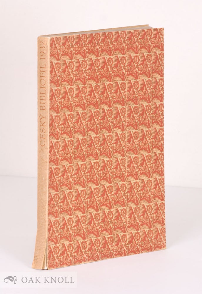 Order Nr. 45574 CESKY BIBLIOFIL, 1932