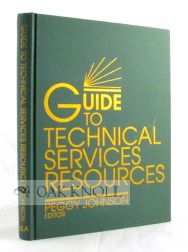 Order Nr. 46646 GUIDE TO TECHNICAL SERVICES. Peggy Johnson