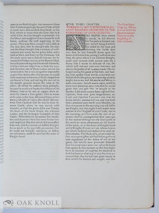 THE FIRST [and SECOND] PART OF THE HISTORY OF THE VALOROUS AND WITTIE KNIGHT-ERRRANT DON QUIXOTE OF THE MANCHA.