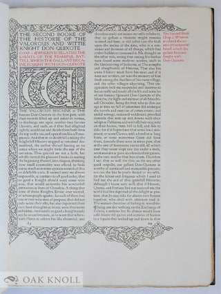 THE FIRST [and SECOND] PART OF THE HISTORY OF THE VALOROUS AND WITTIE KNIGHT-ERRRANT DON QUIXOTE OF THE MANCHA.