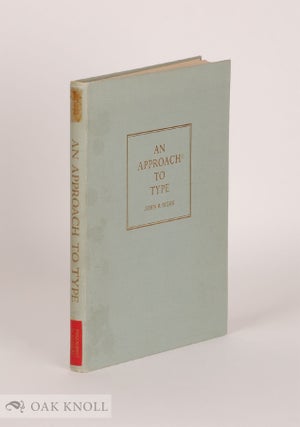 Order Nr. 46913 AN APPROACH TO TYPE. John R. Biggs