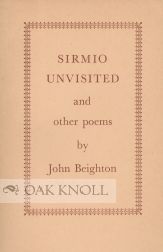 Order Nr. 47128 SIRMIO UNVISITED AND OTHER POEMS. John Beighton