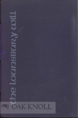 Order Nr. 47135 THE LOUNSBURY WILL. Williston Fish