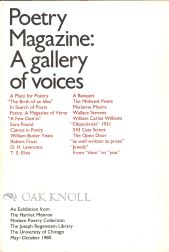 Order Nr. 47476 POETRY MAGAZINE: A GALLERY OF VOICES