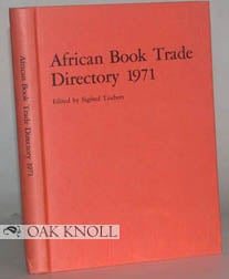 AFRICAN BOOK TRADE DIRECTORY 1971. Siegfred Taubert.